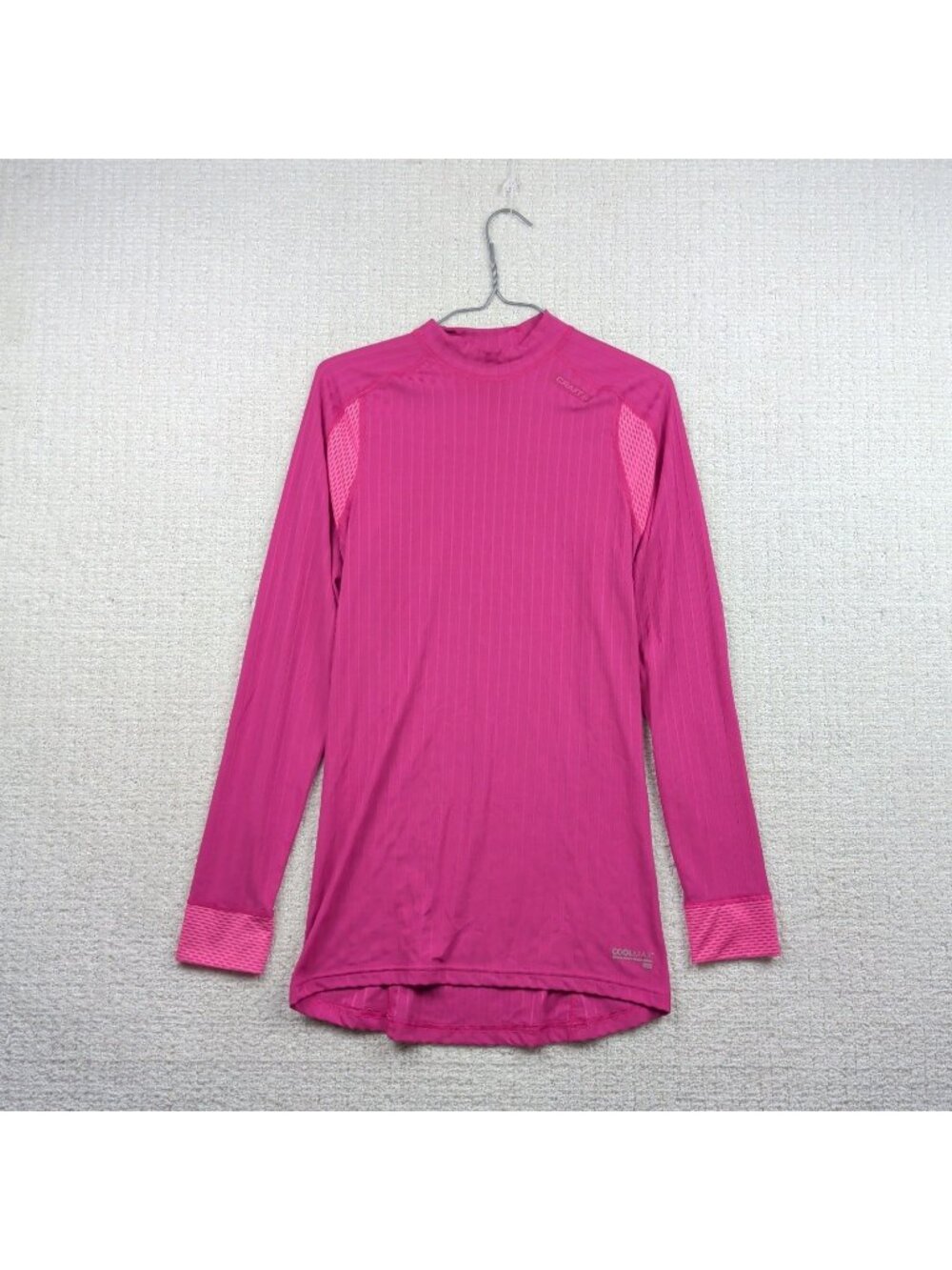 Craft Coolmax Pro Cycling Long Sleeve Thermal Base Layer T-shirt Wom Sz XL Pink